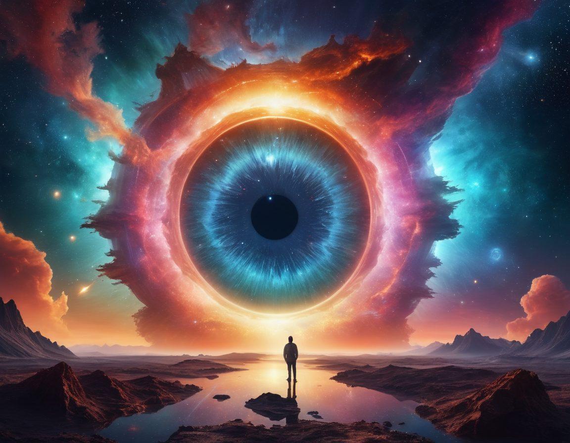 A futuristic online insurance marketplace, depicted with a stylized Helix Nebula in the background, symbolizing innovation and cosmic connectivity. Showcase diverse people engaging with technology and digital interfaces, surrounded by floating insurance icons representing various coverages. Bright, vibrant colors to convey a sense of excitement and progress. A smooth blend of digital and celestial imagery, creating a captivating atmosphere of innovation. super-realistic. vibrant colors. futuristic.